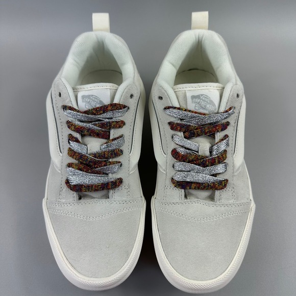 Vans Knu Stack Women Size 6 Off White Chunky Platform Skate Shoes Sneakers NEW - Picture 3 of 6